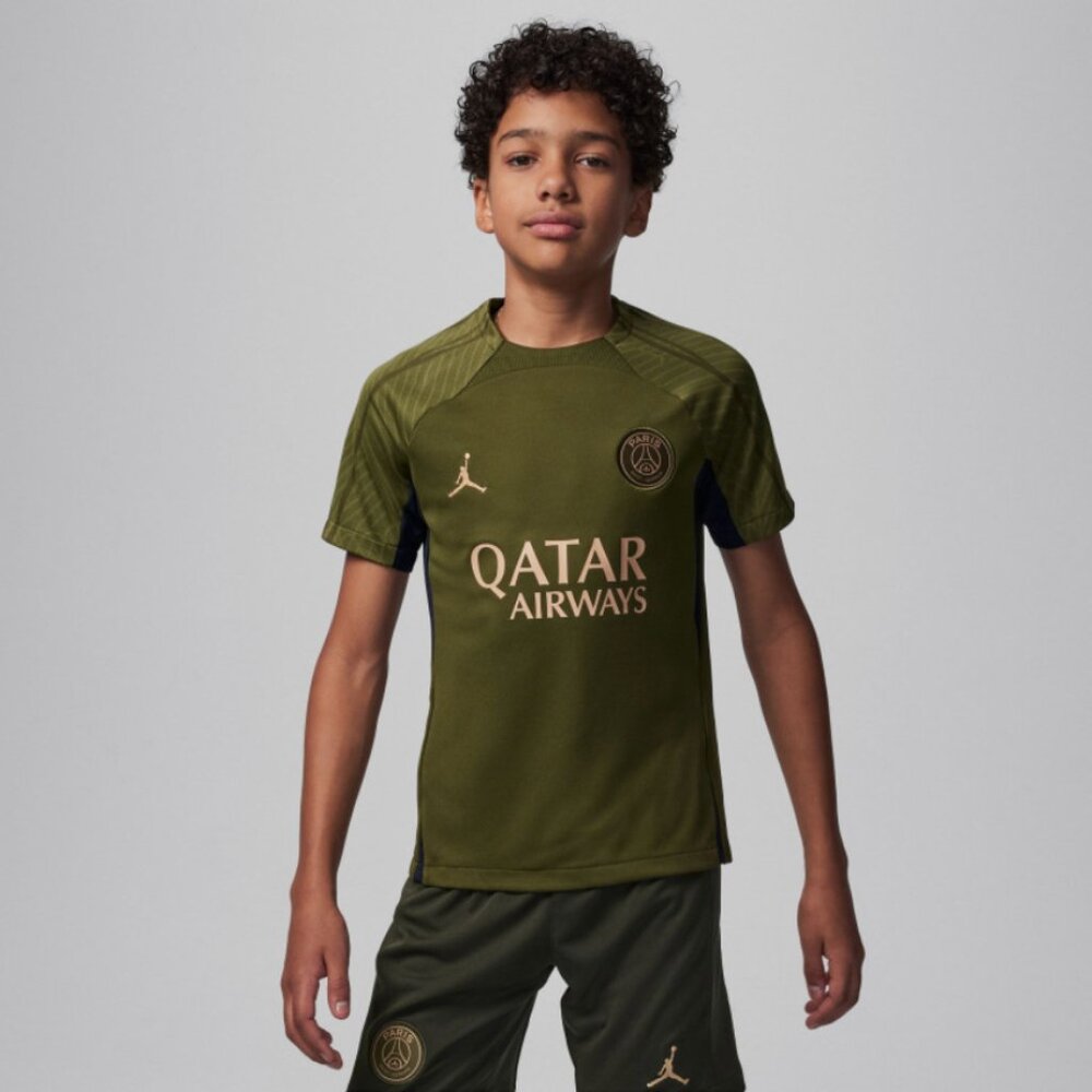 Nike Jordan Paris Saint-Germain PSG France Slim Fit Soccer Jersey - Youth Small